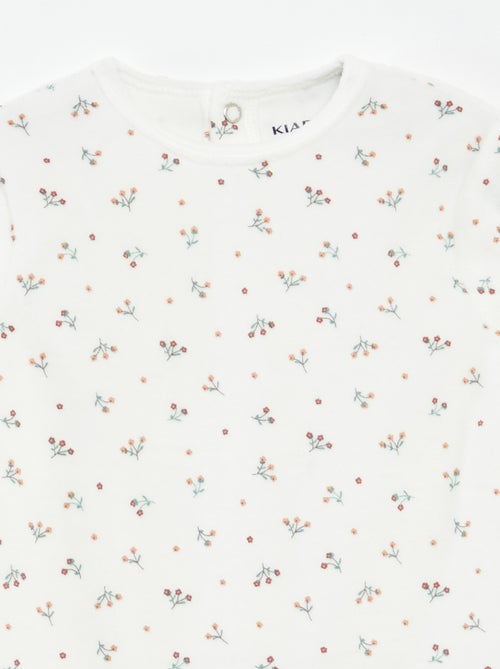 Fluwelen slaappakje met applicatie - Kiabi