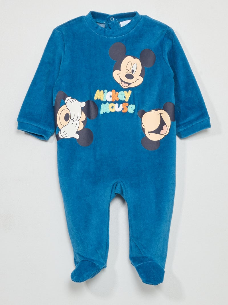 Fluwelen slaapzak 'Mickey' 'Disney' blauw - Kiabi