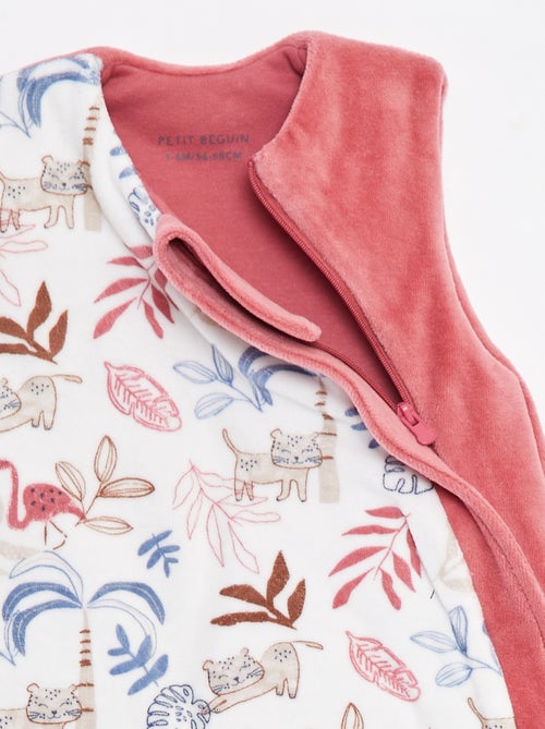 Fluwelen wikkeldekentje zonder mouwen - TOG 3 - Kiabi