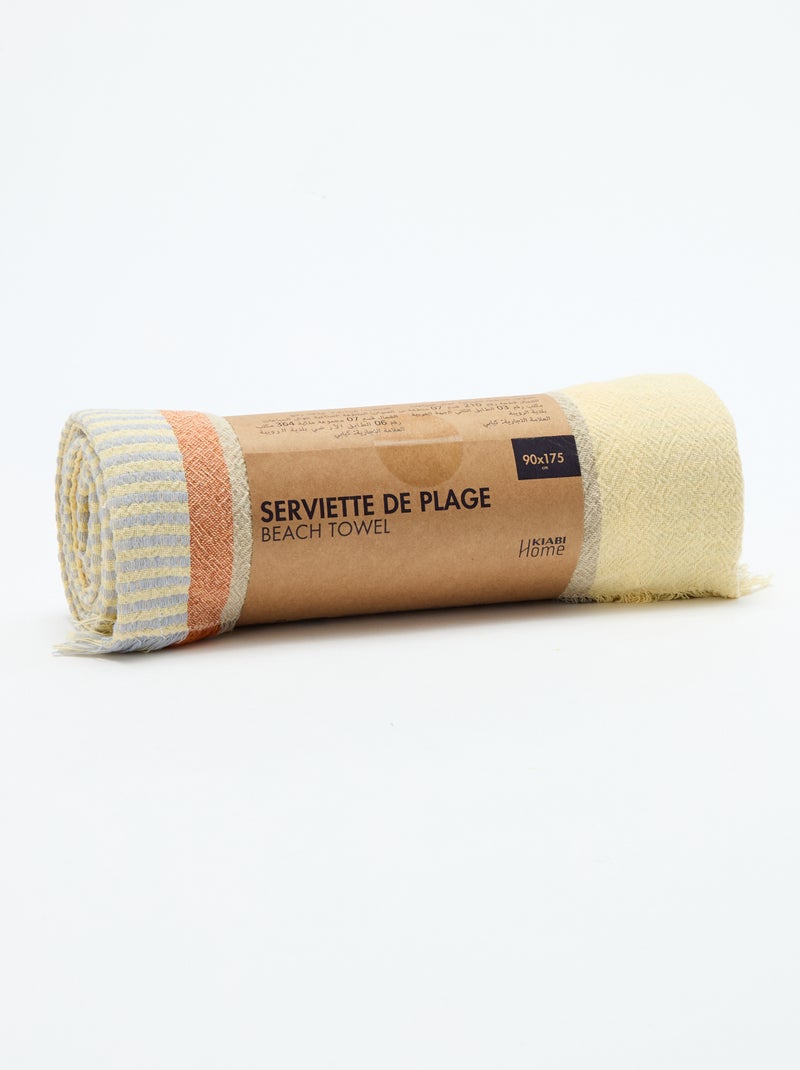 Fouta strandlaken Biege - Kiabi