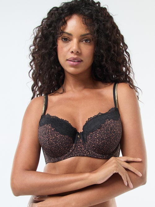 Full-cupbeha met print - Kiabi