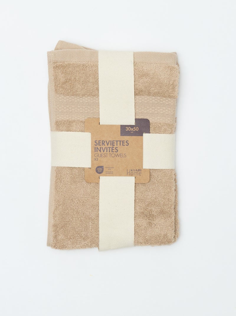 Gastendoekjes (30x50 cm) - Kiabi Home Biege - Kiabi
