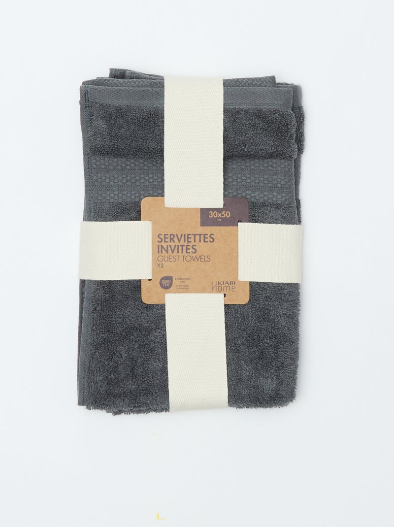 Gastendoekjes (30x50 cm) - Kiabi Home Grijs - Kiabi