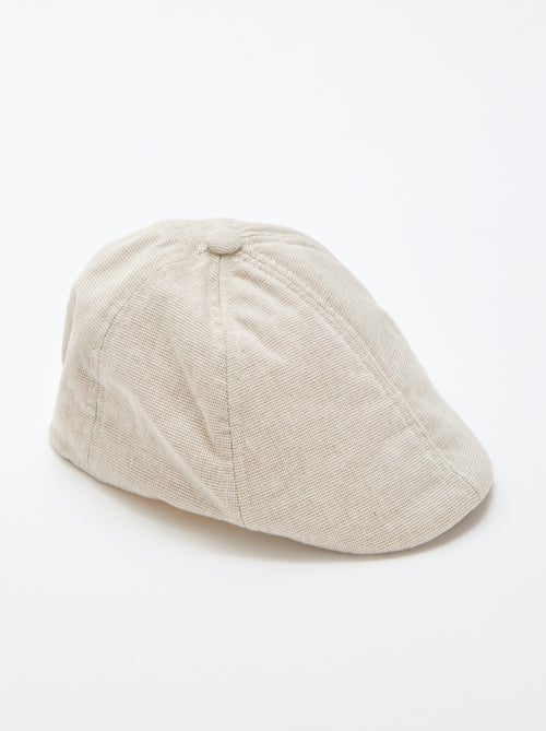 Gavrochepet van effen katoen en linnen - Kiabi