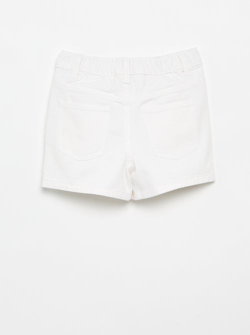 Geborduurd denim short - Kiabi