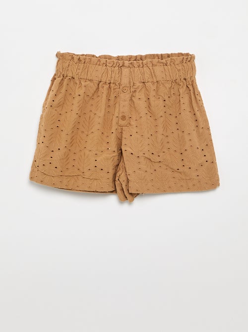 Geborduurde 2-delige set - short en blouse - Kiabi