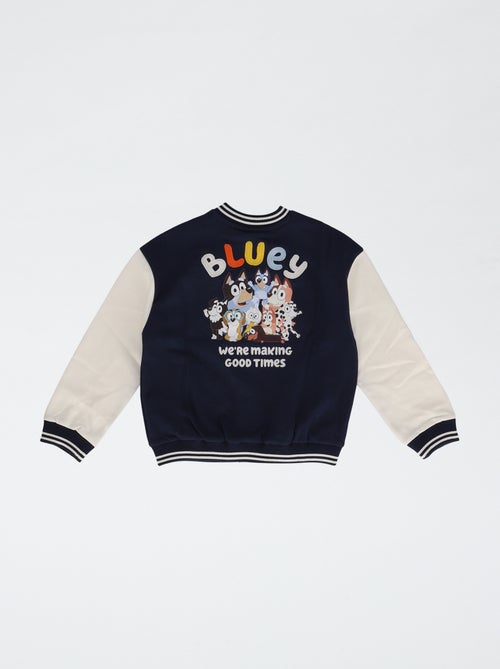 Geborduurde 'Bluey' sweaterjas van katoenmix - Kiabi
