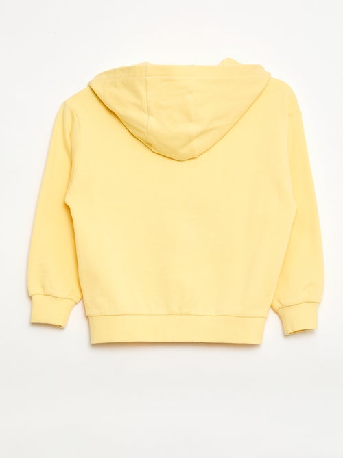 Geborduurde loose fit sweater met capuchon - Kiabi