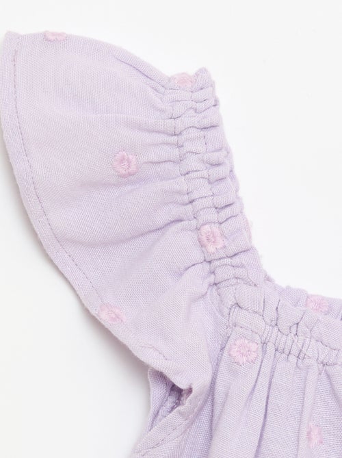 Geborduurde mouwloze blouse - Kiabi