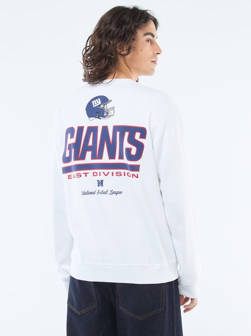 Geborduurde sweater van molton 'NFL' - Kiabi