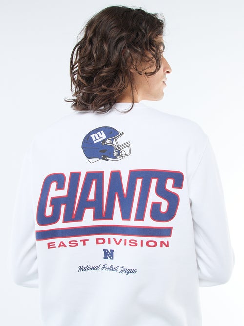 Geborduurde sweater van molton 'NFL' - Kiabi
