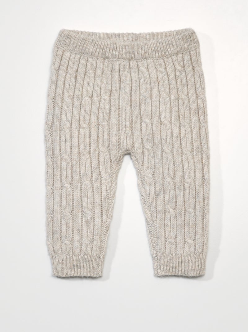 Gebreid broekje van dik tricot BIEGE - Kiabi