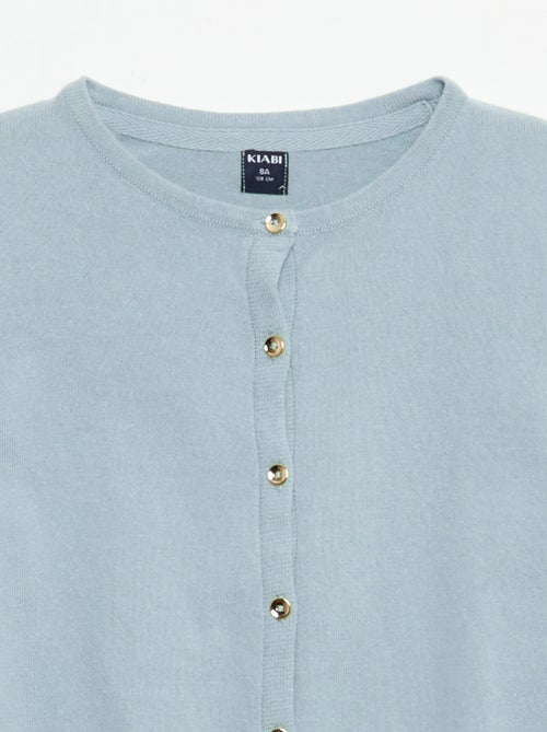 Gebreid effen vestje - Kiabi