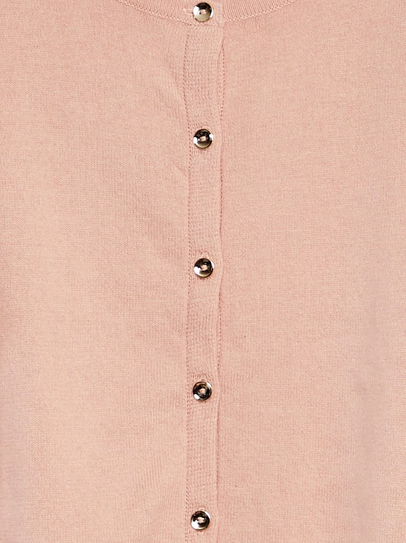 Gebreid effen vestje ROSE - Kiabi