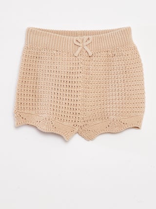 Gebreid short