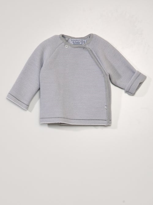 Gebreid vest - La Manufacture de Layette - Made in France - Kiabi