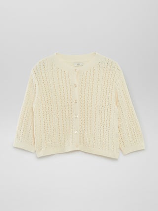 Gebreid vestje met knopen 'JDY'