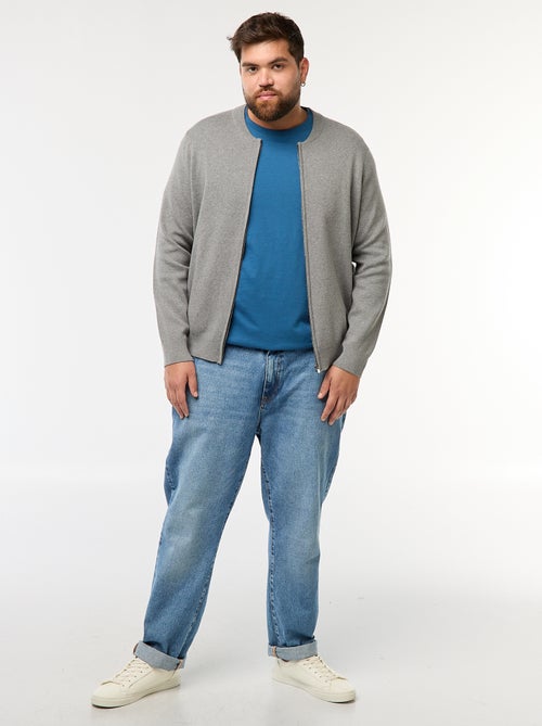 Gebreid vestje met ritssluiting - Kiabi