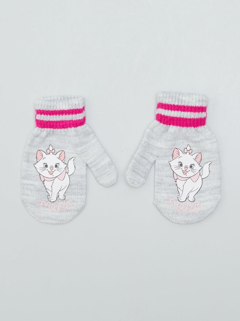 Gebreide handschoenen 'Marie' 'Disney' GRIJS - Kiabi