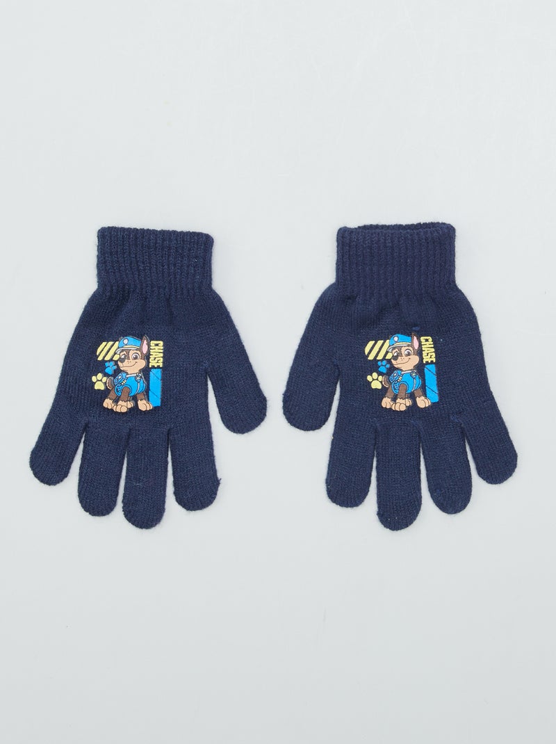 Gebreide handschoenen 'PAW Patrol' BLAUW - Kiabi