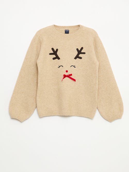 Gebreide kersttrui - Kiabi