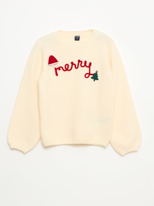 Gebreide kersttrui - Kiabi