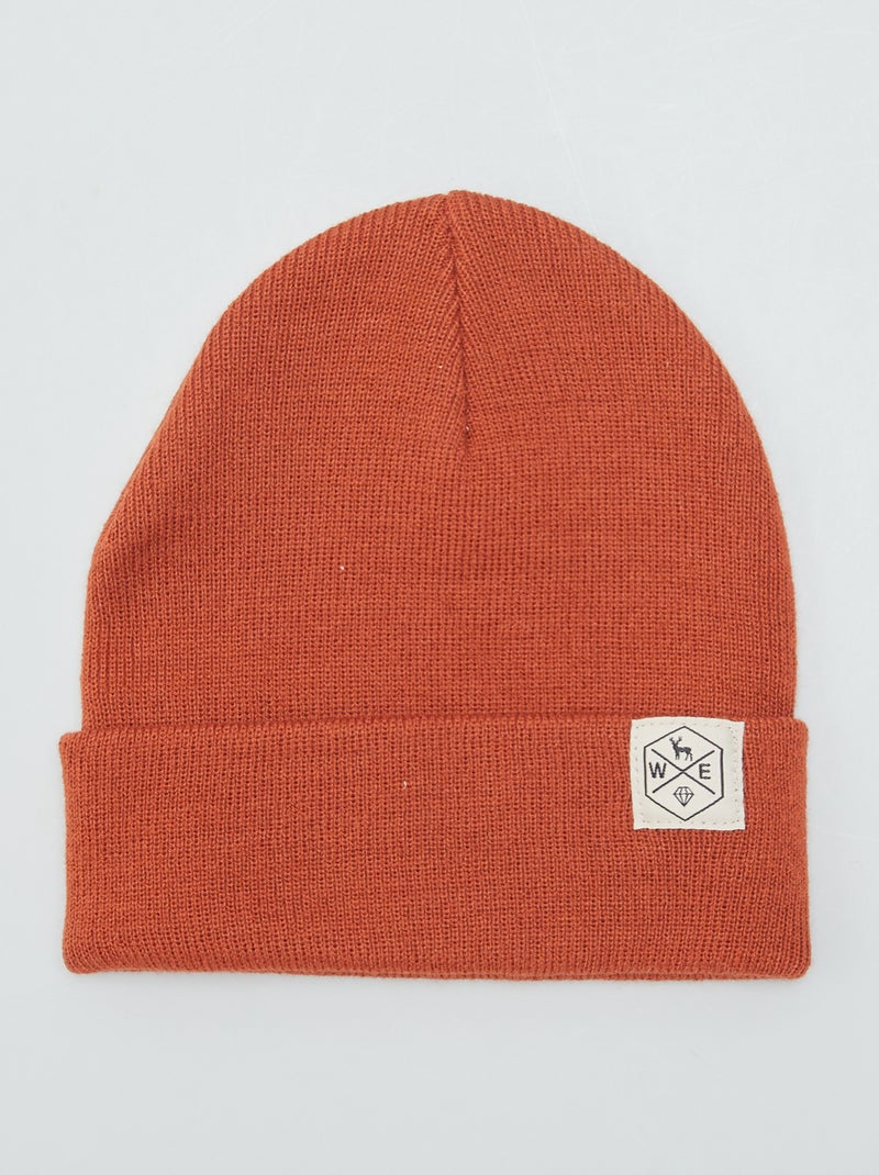 Gebreide muts BRUIN - Kiabi