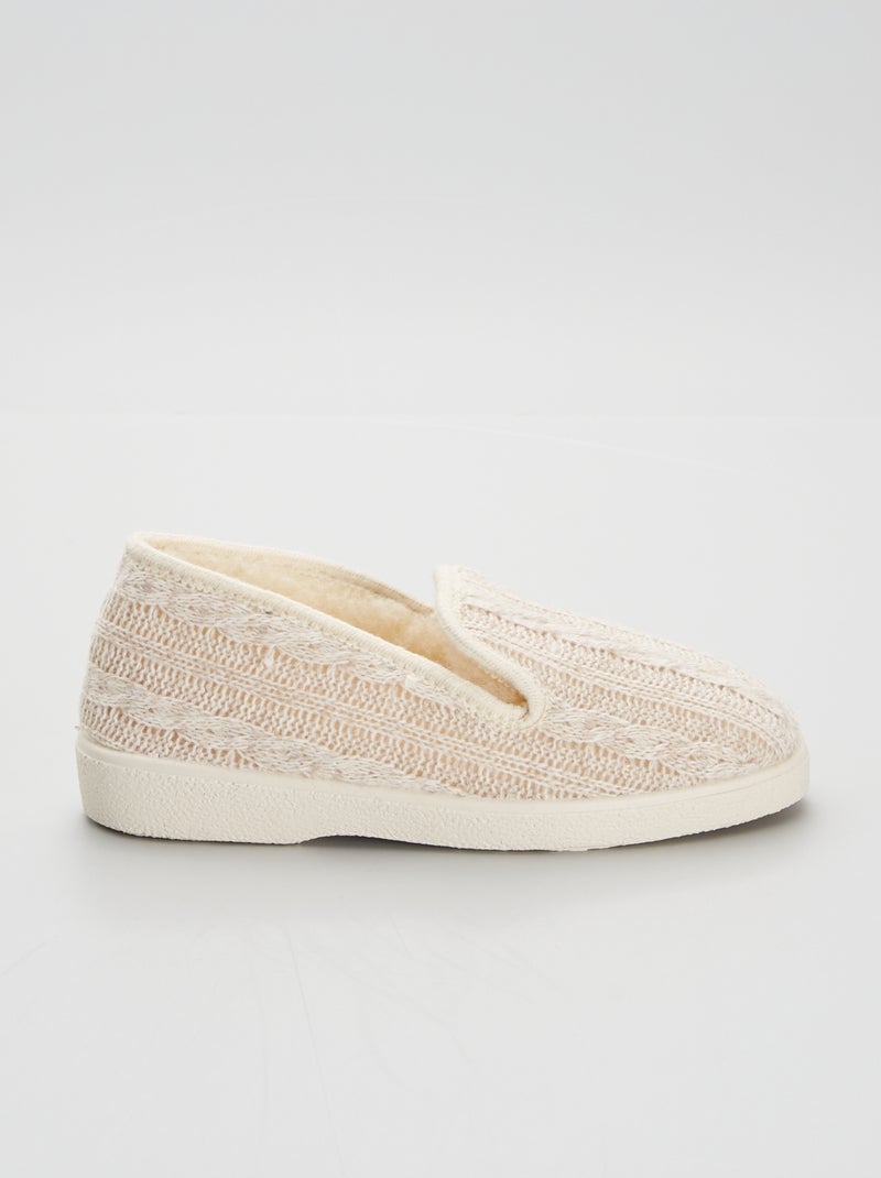 Gebreide pantoffels BIEGE - Kiabi