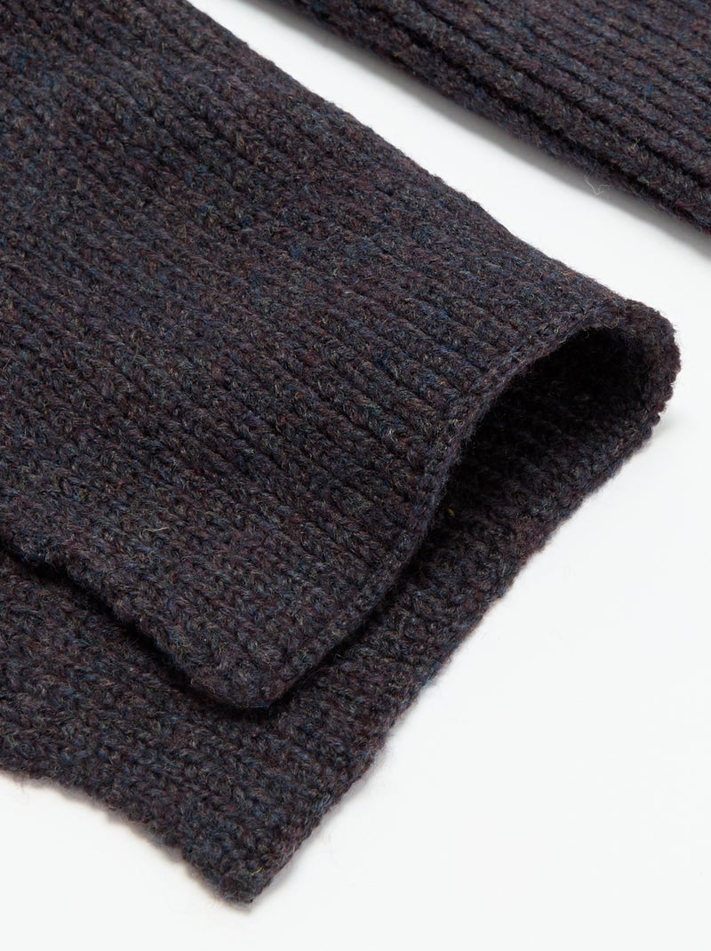 Gebreide sjaal Blauw - Kiabi