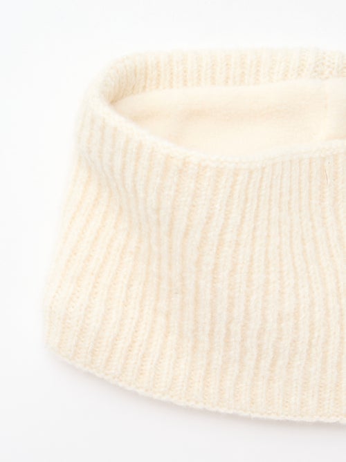 Gebreide sjaal met luipaardpatroon - Kiabi