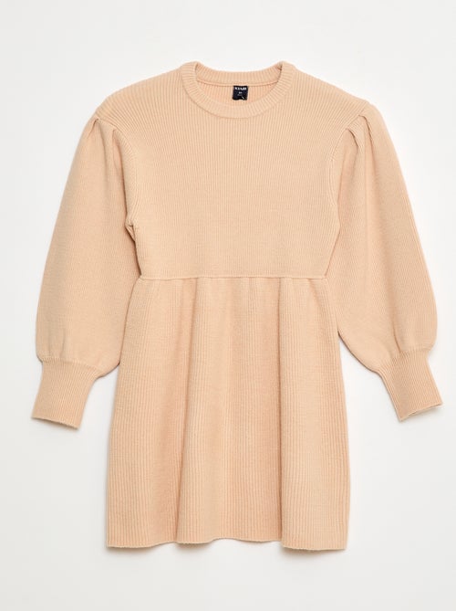 Gebreide trui-jurk van zacht tricot - Kiabi