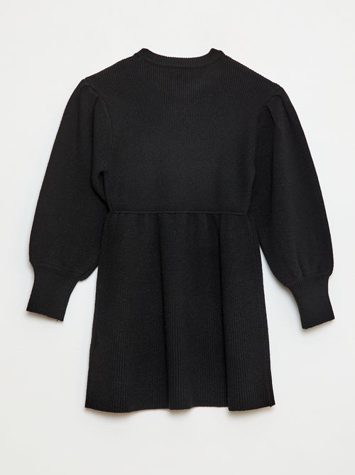 Gebreide trui-jurk van zacht tricot - Kiabi