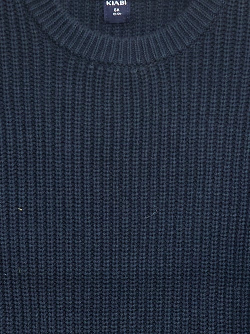 Gebreide trui met color block - Kiabi