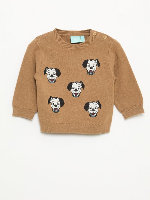 Gebreide trui met ronde hals 'Disney' 'Dalmatiërs' - Kiabi