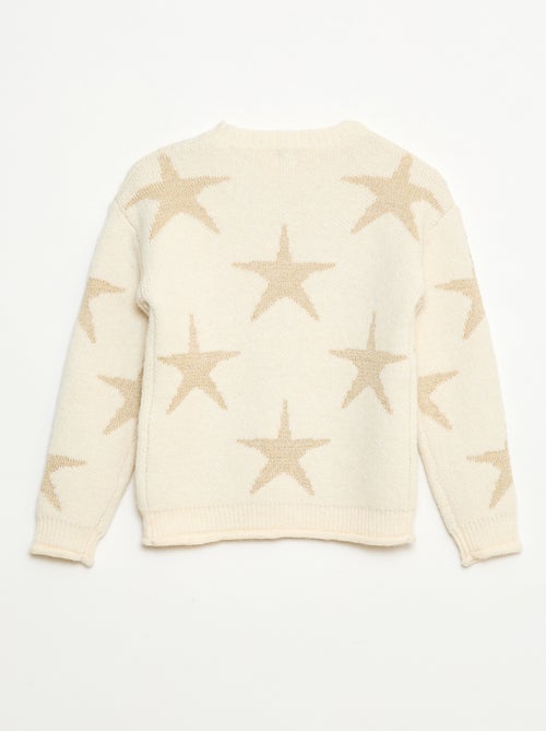 Gebreide trui met ronde hals - Kiabi