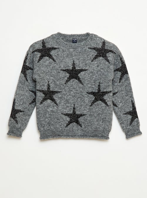 Gebreide trui met ronde hals - Kiabi