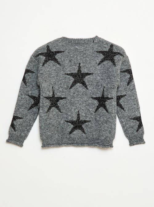 Gebreide trui met ronde hals - Kiabi