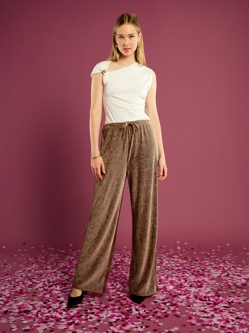 Gedraaid T-shirt met sieraaddetail - Kiabi