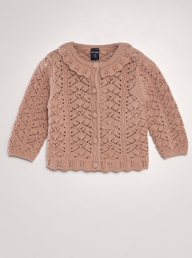 Gehaakt vest ROSE - Kiabi