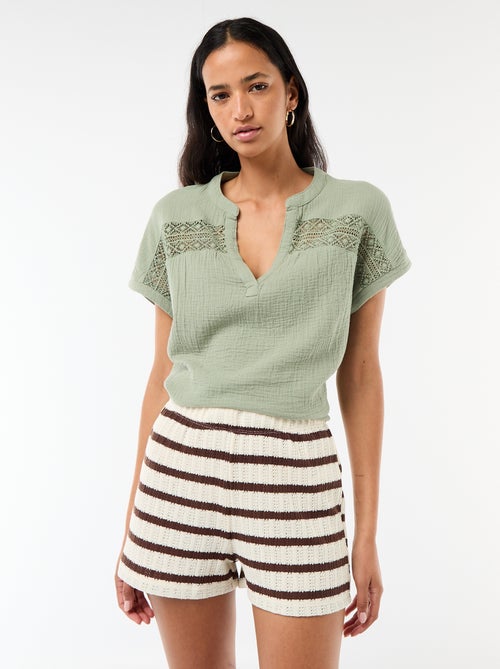 Gehaakte short - Kiabi