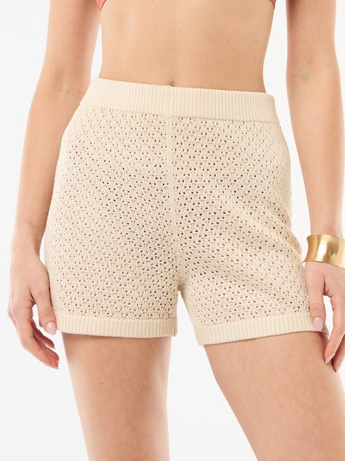 Gehaakte strandshort - Kiabi