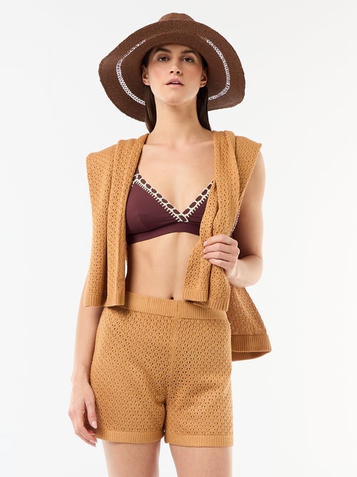 Gehaakte strandshort - Kiabi