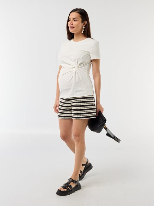 Gehaakte zwangerschapsshort - Kiabi