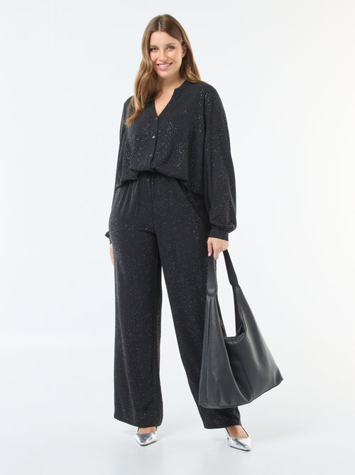 Geïriseerde broek 'Only Carmakoma' - Kiabi