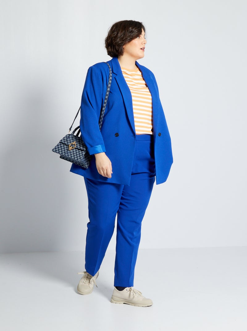 Geklede broek BLAUW - Kiabi