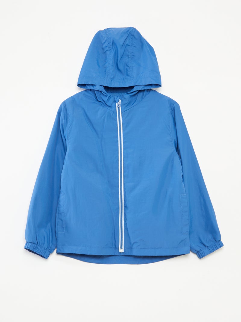 Gekleurd windjack Blauw - Kiabi