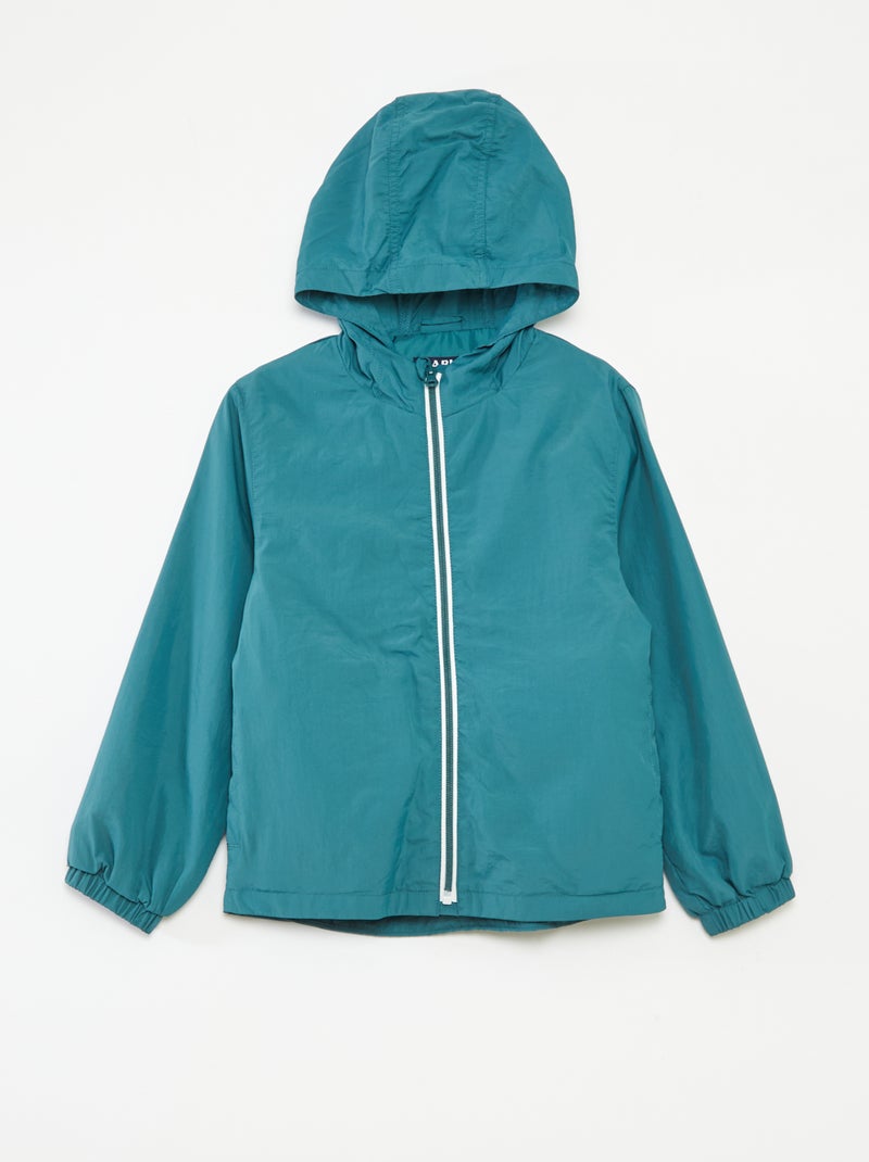 Gekleurd windjack Groen - Kiabi