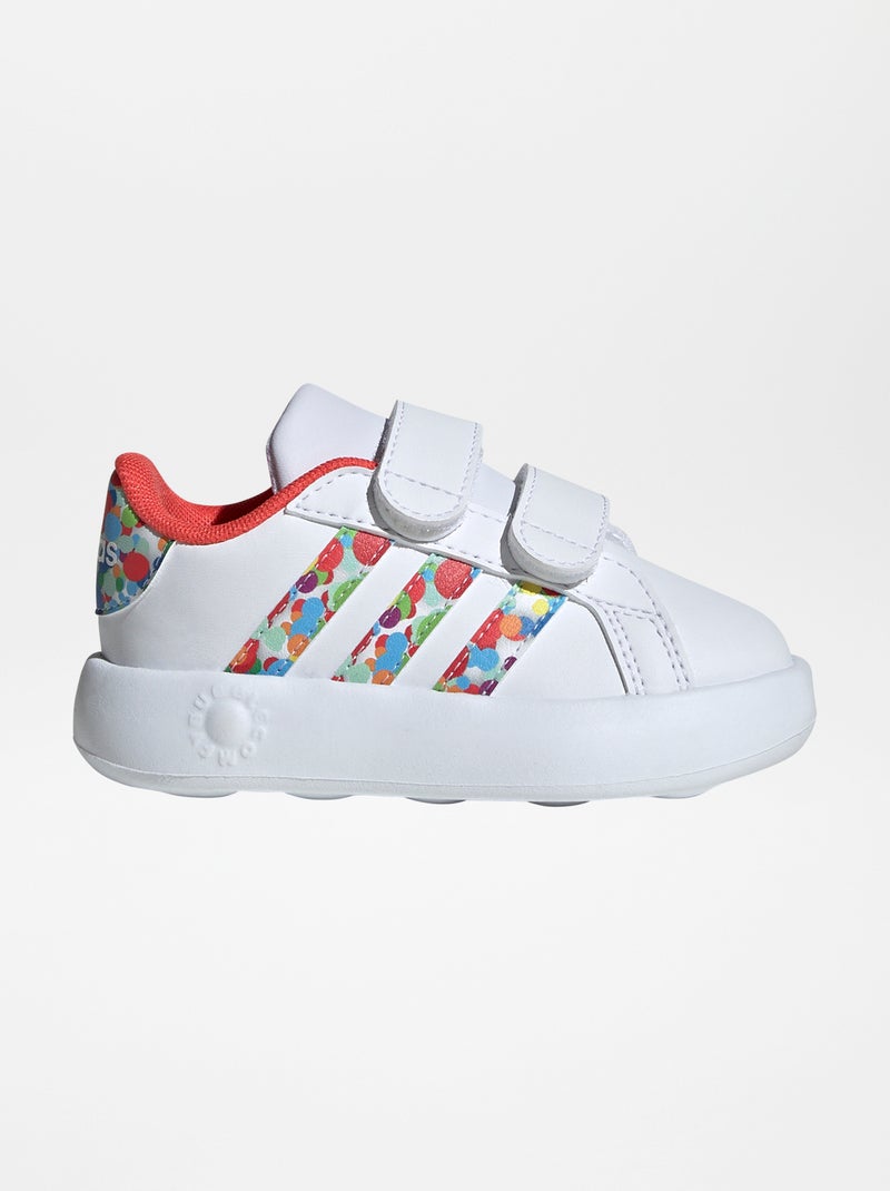 Gekleurde sneakers 'adidas' 'Grand Court' wit - Kiabi
