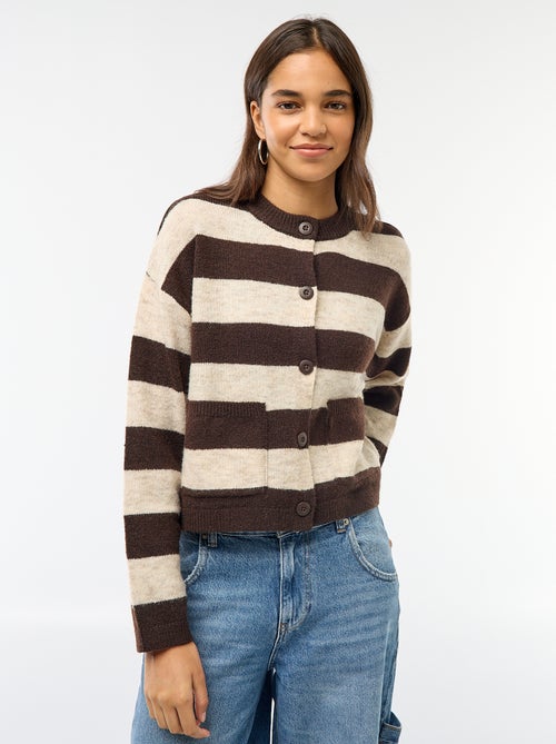 Geknoopt vest met 2 opgestikte zakken - Kiabi