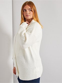 Gekruist vest van ontzettend zacht tricot - Kiabi